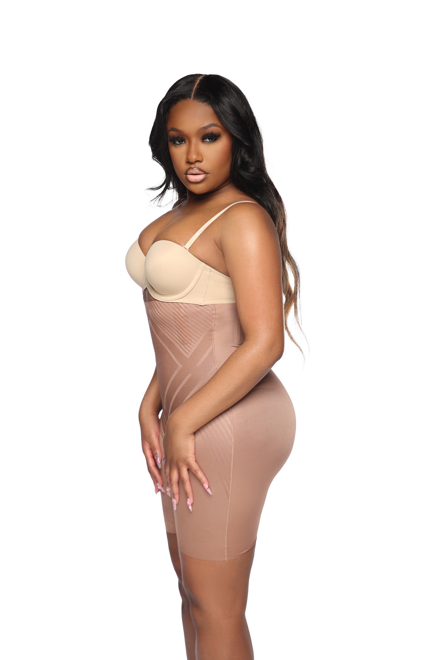 NELLY-Spandex High Waist Thigh Slimmer