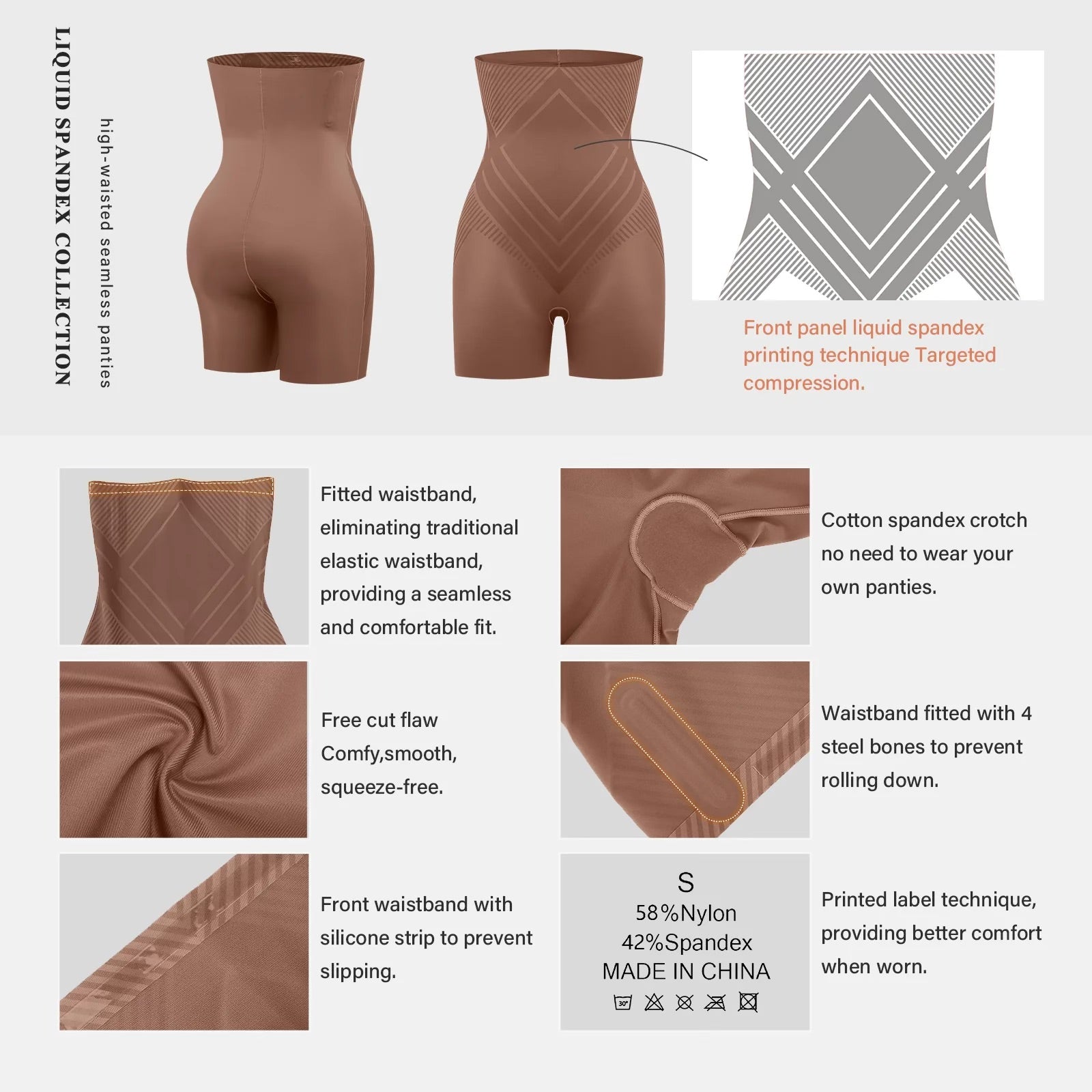 NELLY Spandex High Waist Thigh Slimmer