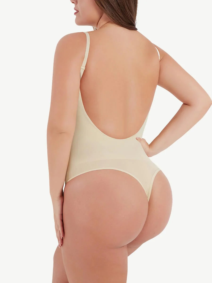 Sensational Seamless Bodysuit-Open Back thong