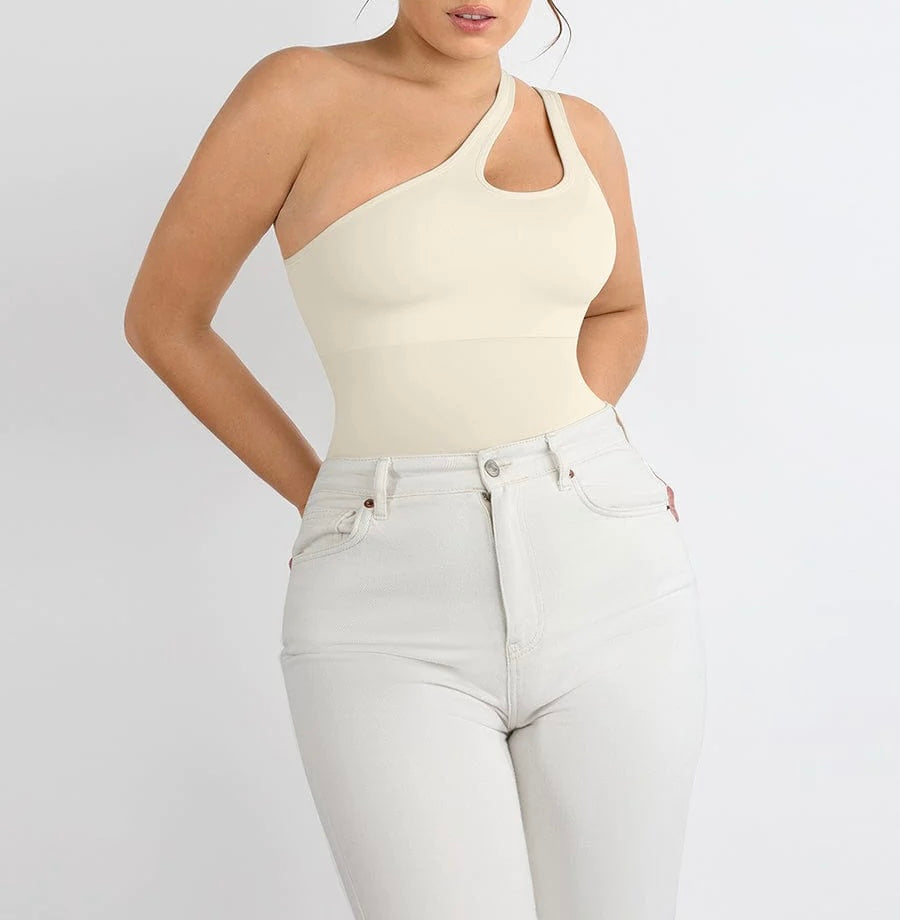 SISSY-One-shoulder Compression Bodysuit