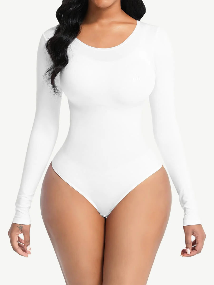 Long DAY Sleeve Seamless Slim Bodysuit