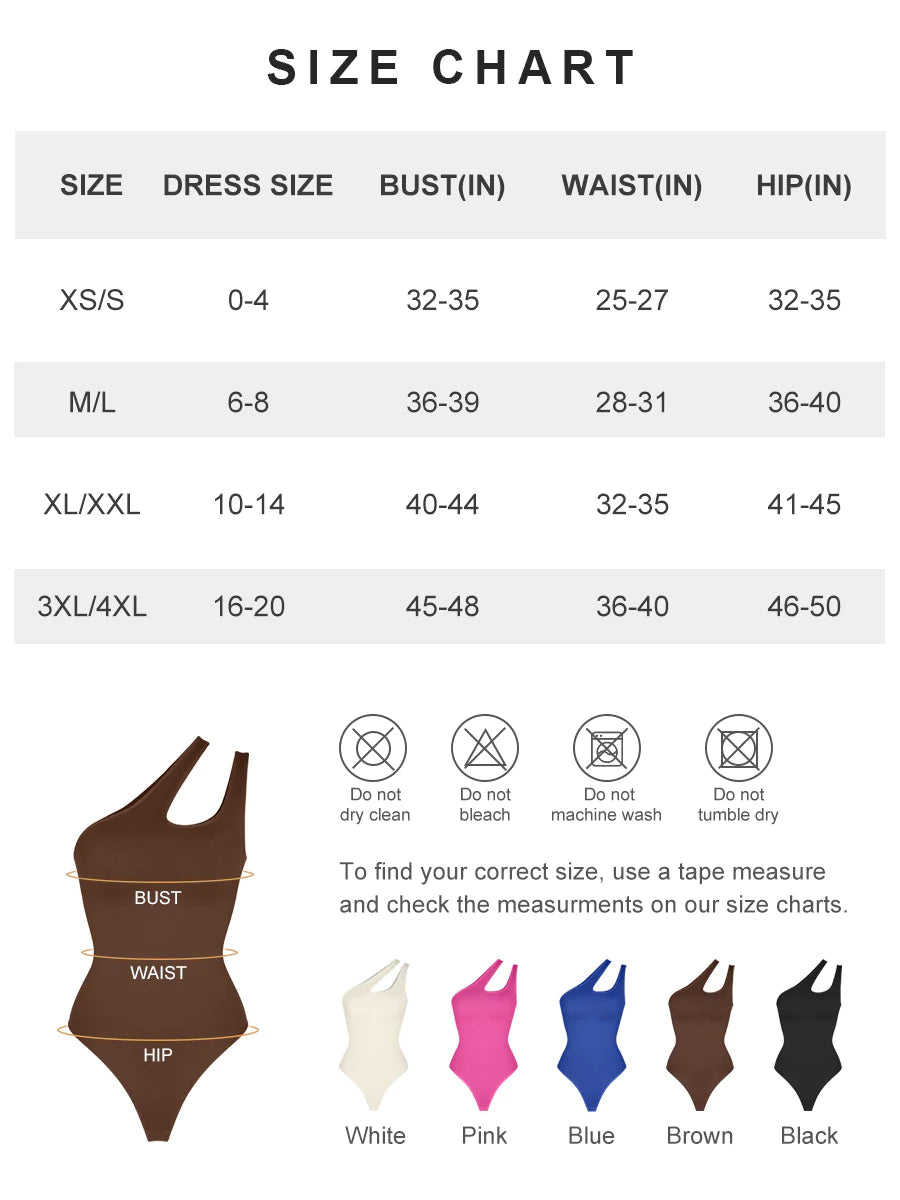 SISSY-One-shoulder Compression Bodysuit