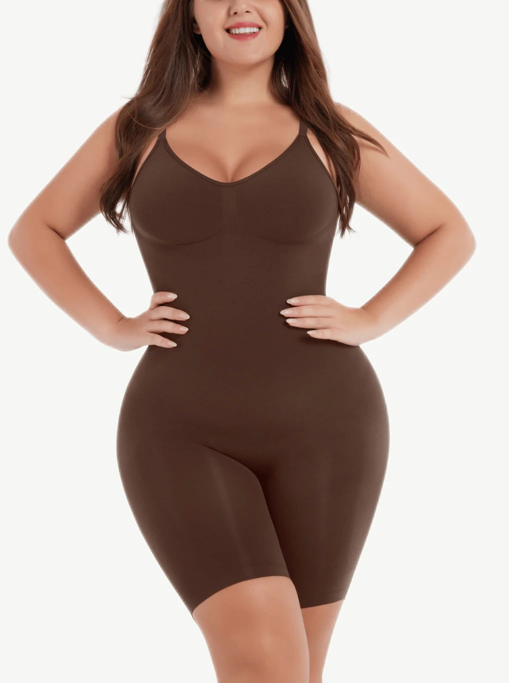 GROWN WOMAN -Seamless Open Back Shaper - Mid Legnth