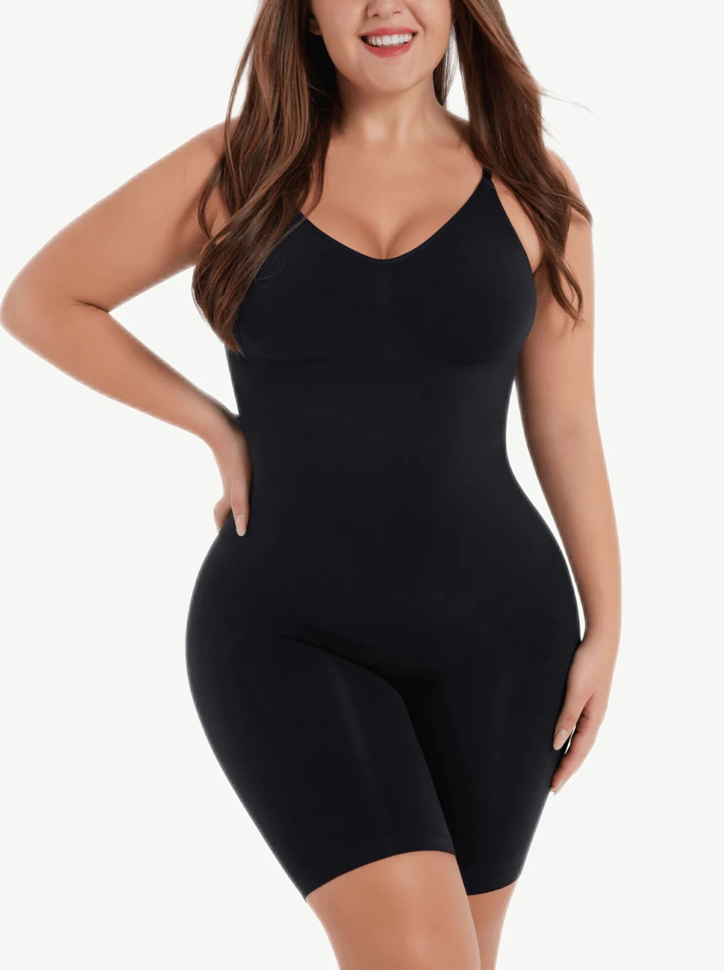 GROWN WOMAN -Seamless Open Back Shaper - Mid Legnth